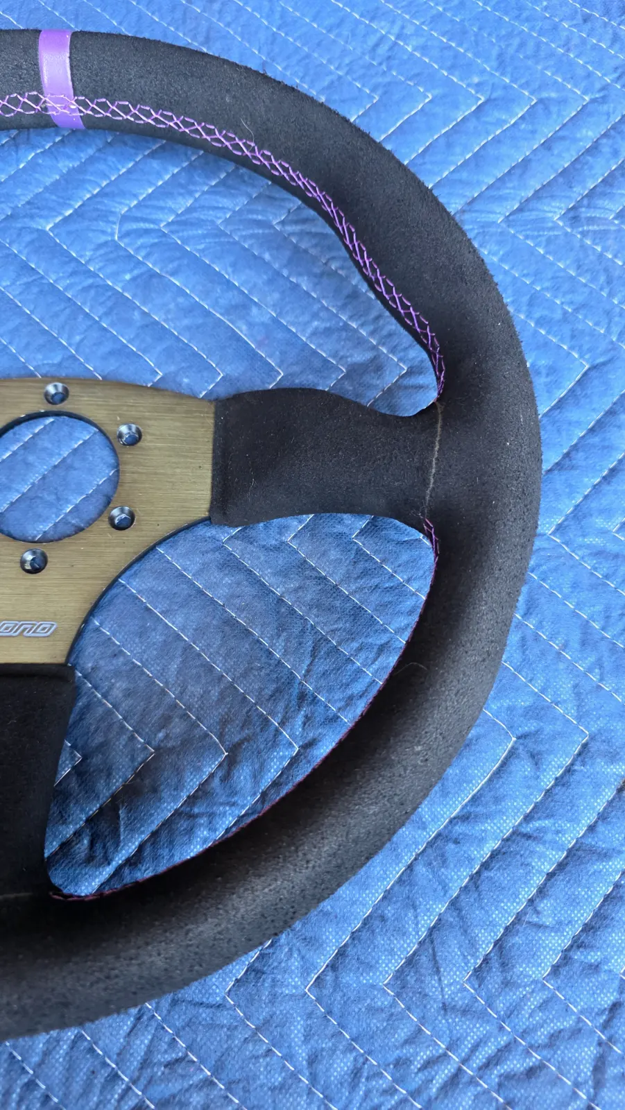 DND Alcantara Touring Steering Wheel — photo 2