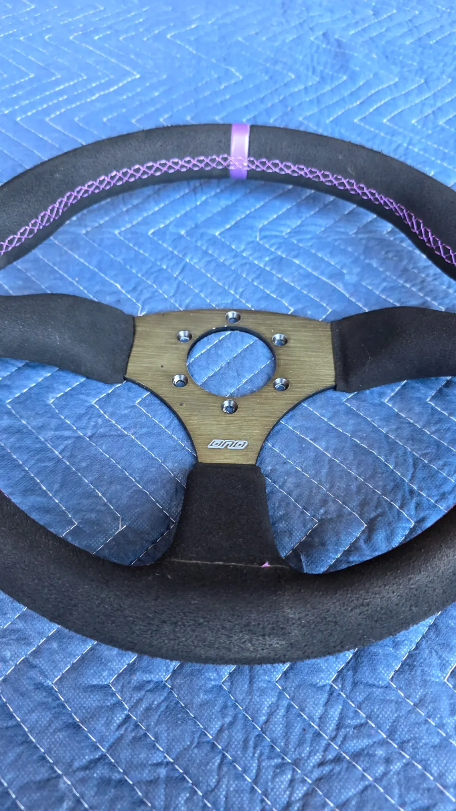 DND Alcantara Touring Steering Wheel — photo 3