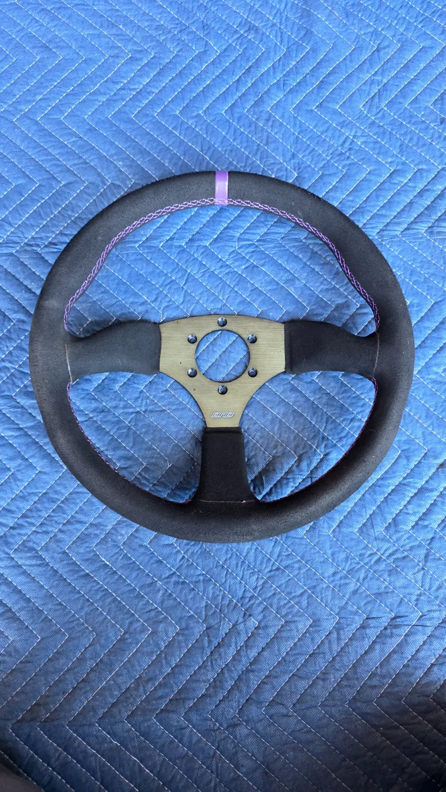 DND Alcantara Touring Steering Wheel — photo 1