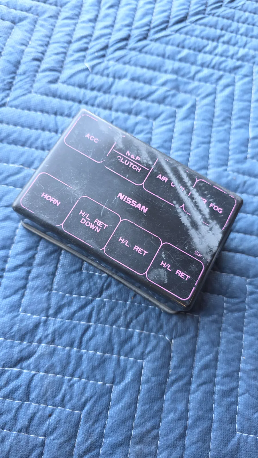 S13 Fuse box cover — photo 1