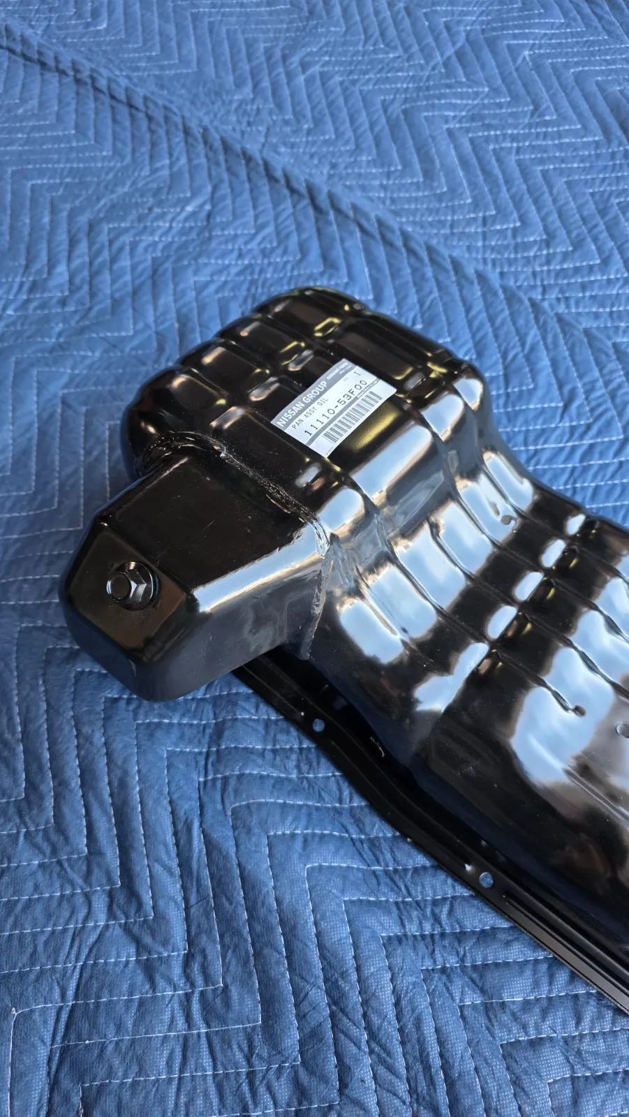 New OEM KA24DE Oil Pan — photo 2