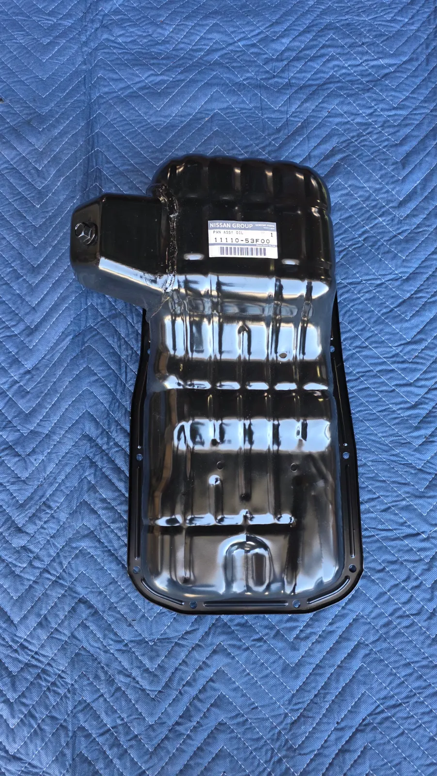 New OEM KA24DE Oil Pan — photo 1